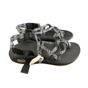 CHACO ZX2 Women's Sandals  Black White  Hiking Shoe Size 7/38